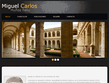 Tablet Screenshot of miguelcarlos.com